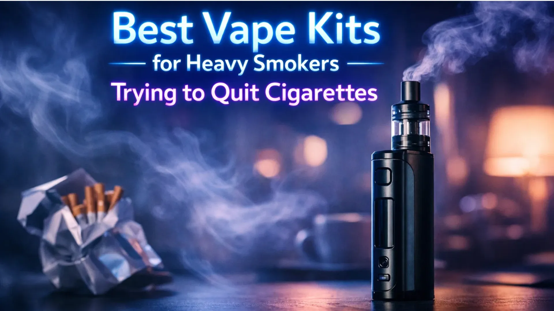 Best Vape Kits for Heavy Smokers Trying to Quit Cigarettes