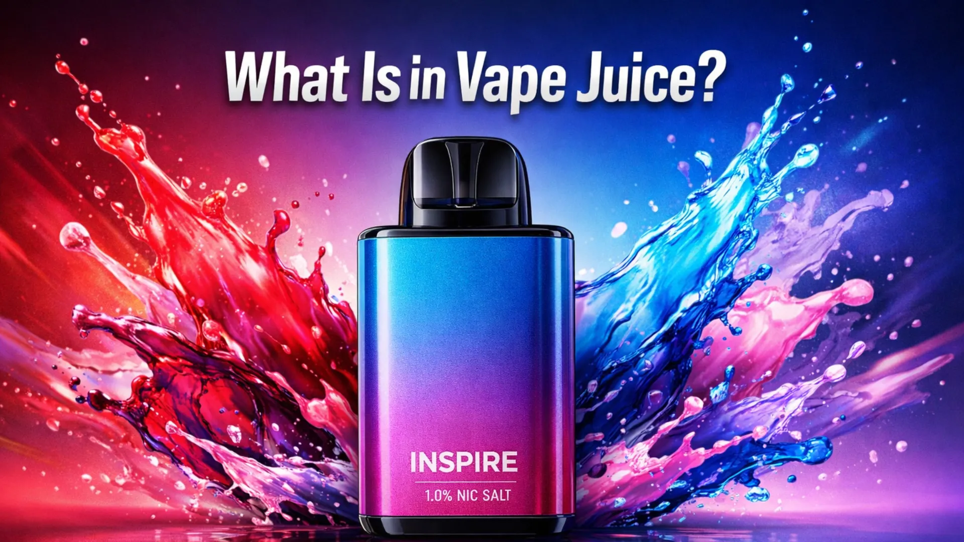 What is in Vape Juice?