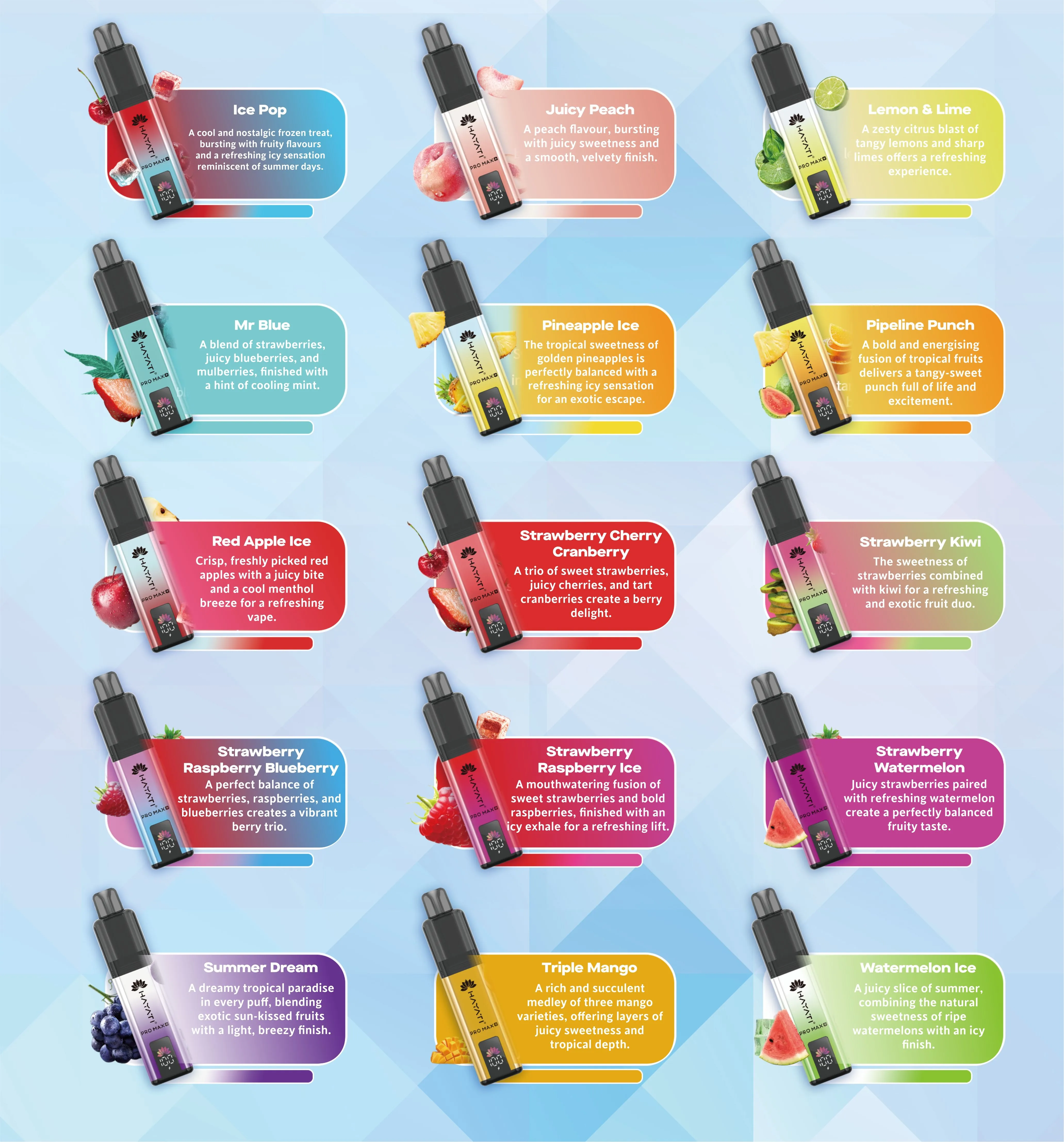 Hayati Pro Max Plus Flavours