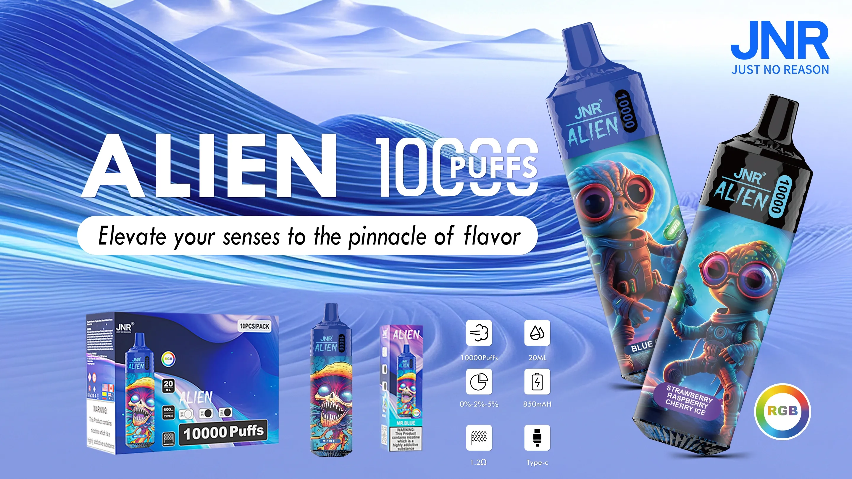 JNR Alien 10000 Puffs