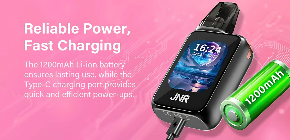 650mAh rechargeable battery