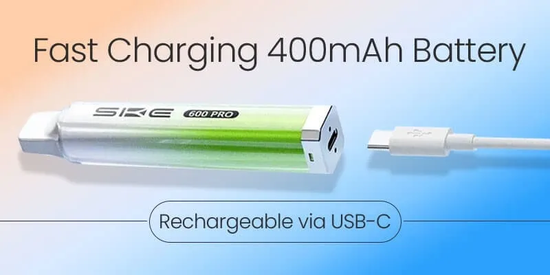 400mAh battery