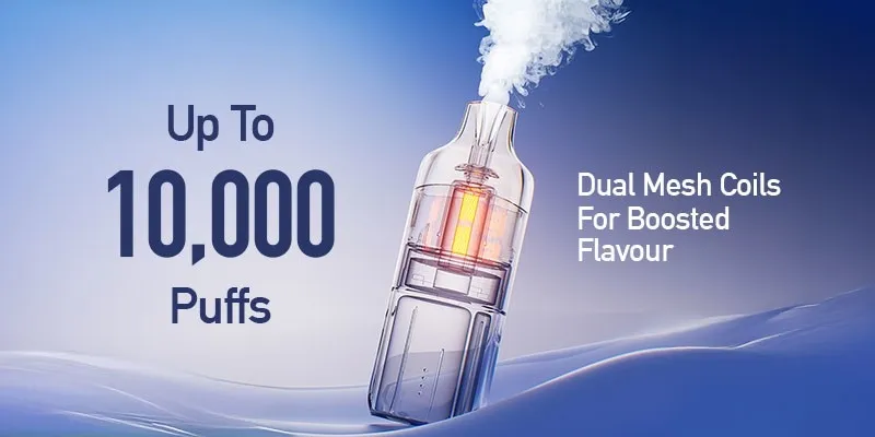 Up to 10,000 Puffs