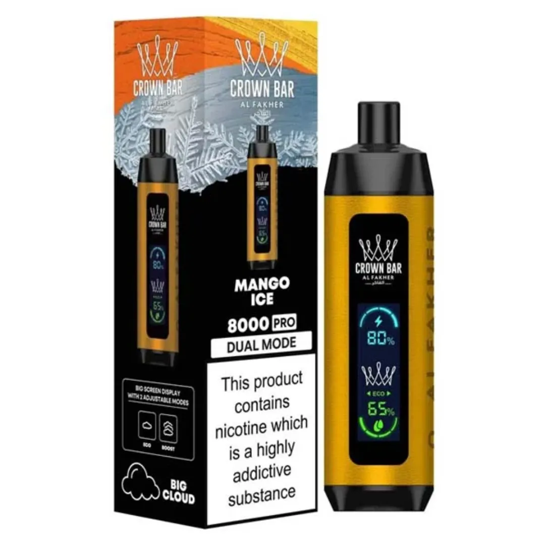 Al Fakher Crown Bar 8000 Puffs Pro