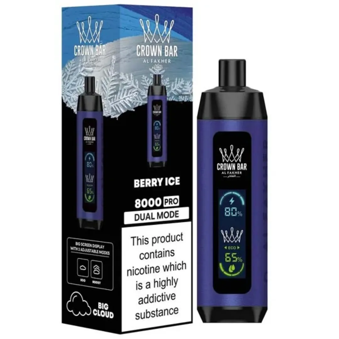 Al Fakher Crown Bar 8000 Puffs Pro