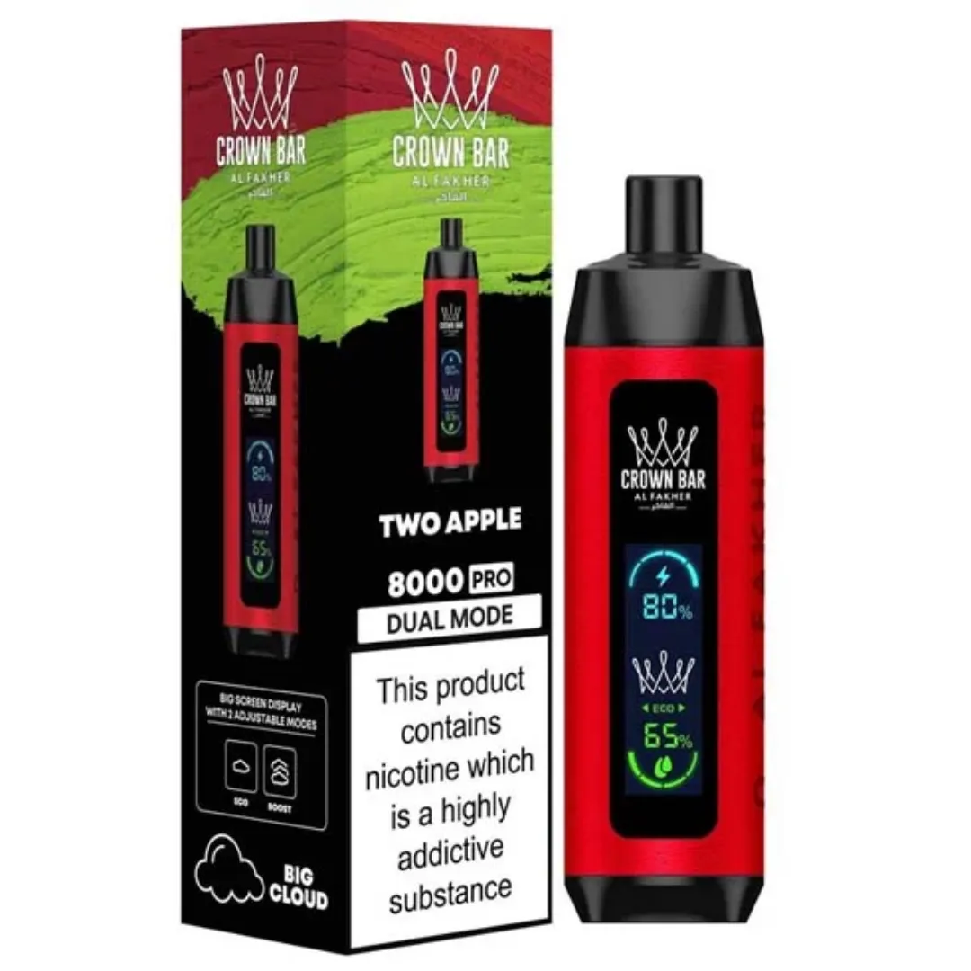 Al Fakher Crown Bar 8000 Puffs Pro