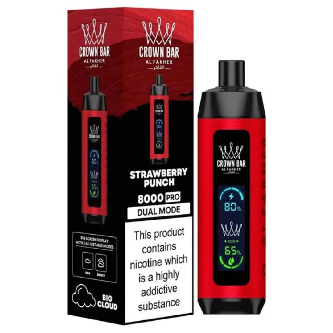 Al Fakher Crown Bar 8000 Puffs Pro