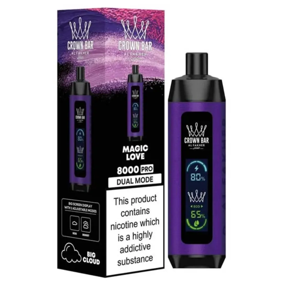 Al Fakher Crown Bar 8000 Puffs Pro