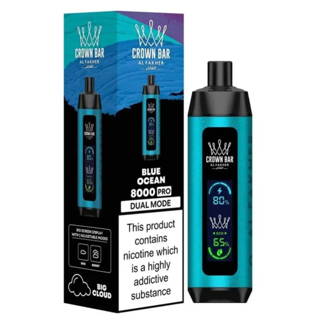 Al Fakher Crown Bar 8000 Puffs Pro