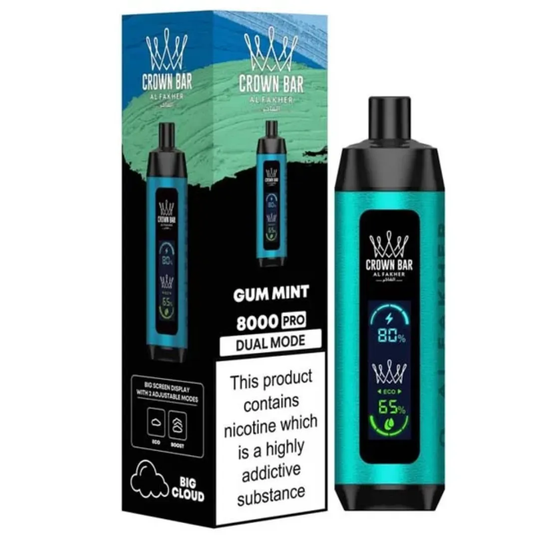 Al Fakher Crown Bar 8000 Puffs Pro