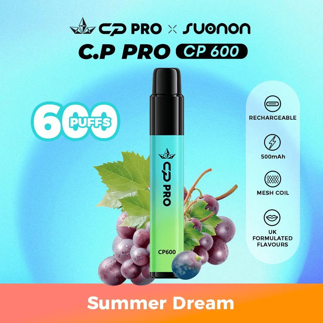 CP Pro CP600 Puffs Prefilled Pod Kit