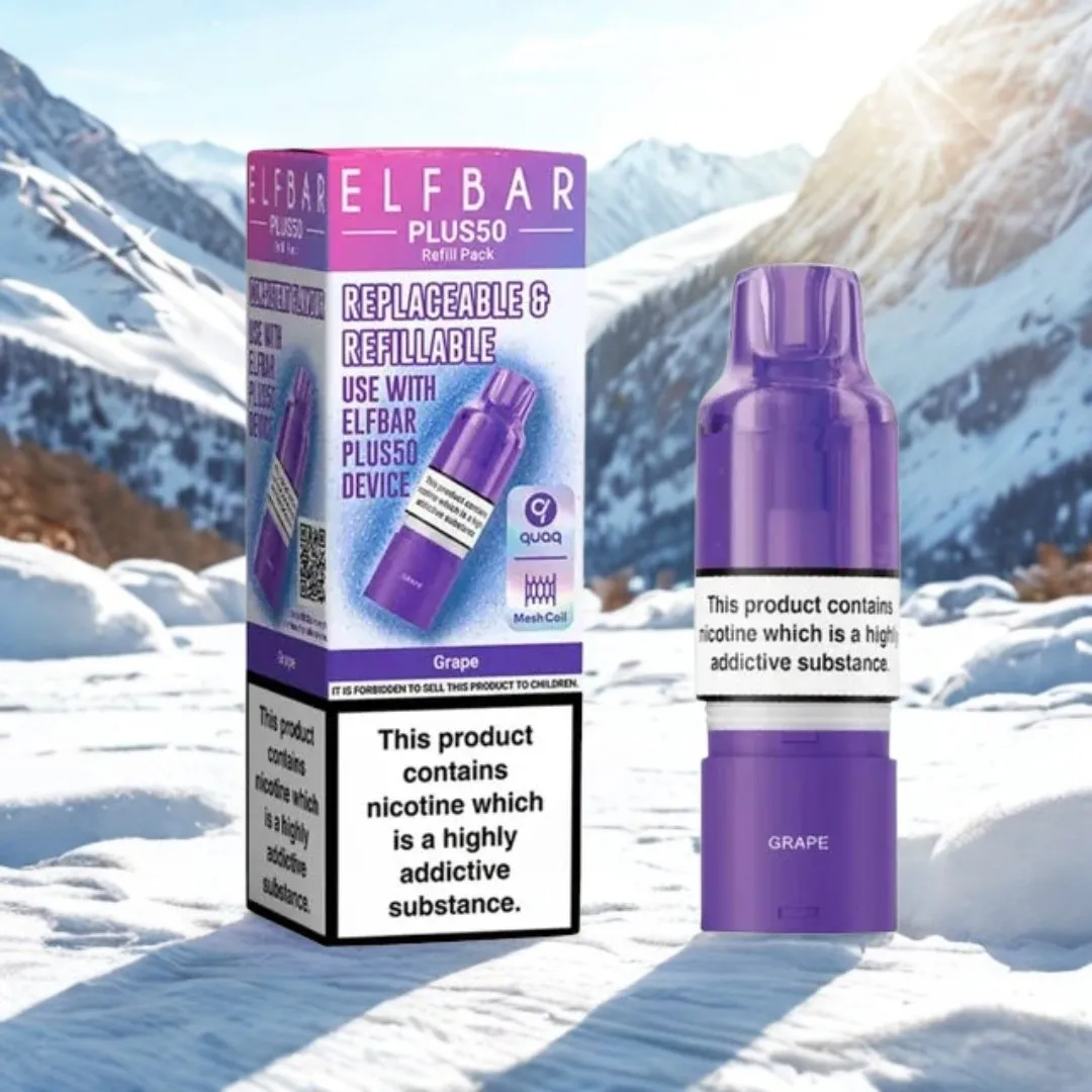 Elf Bar Plus 50 Prefilled Pods