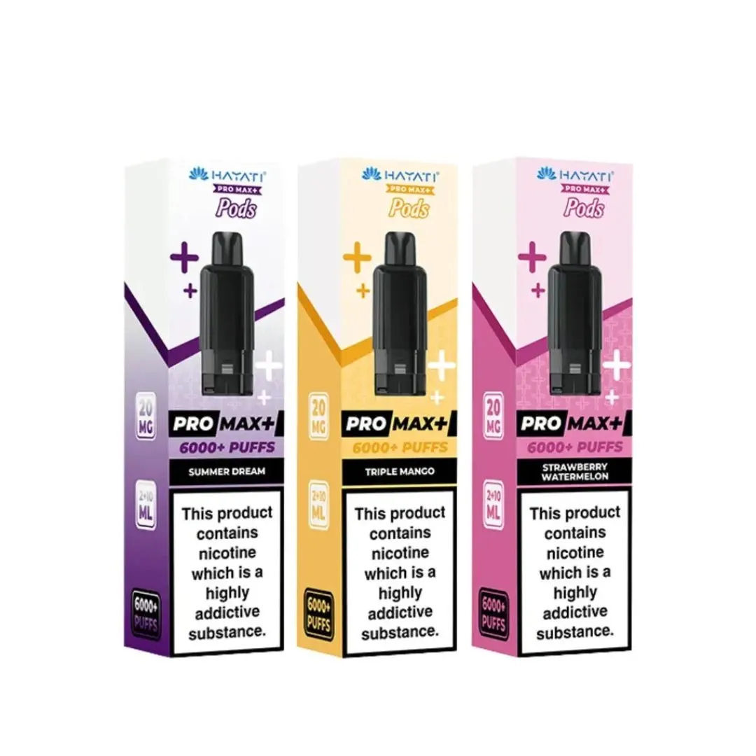 Hayati Pro Max Plus 6000 Puffs Prefilled Pods