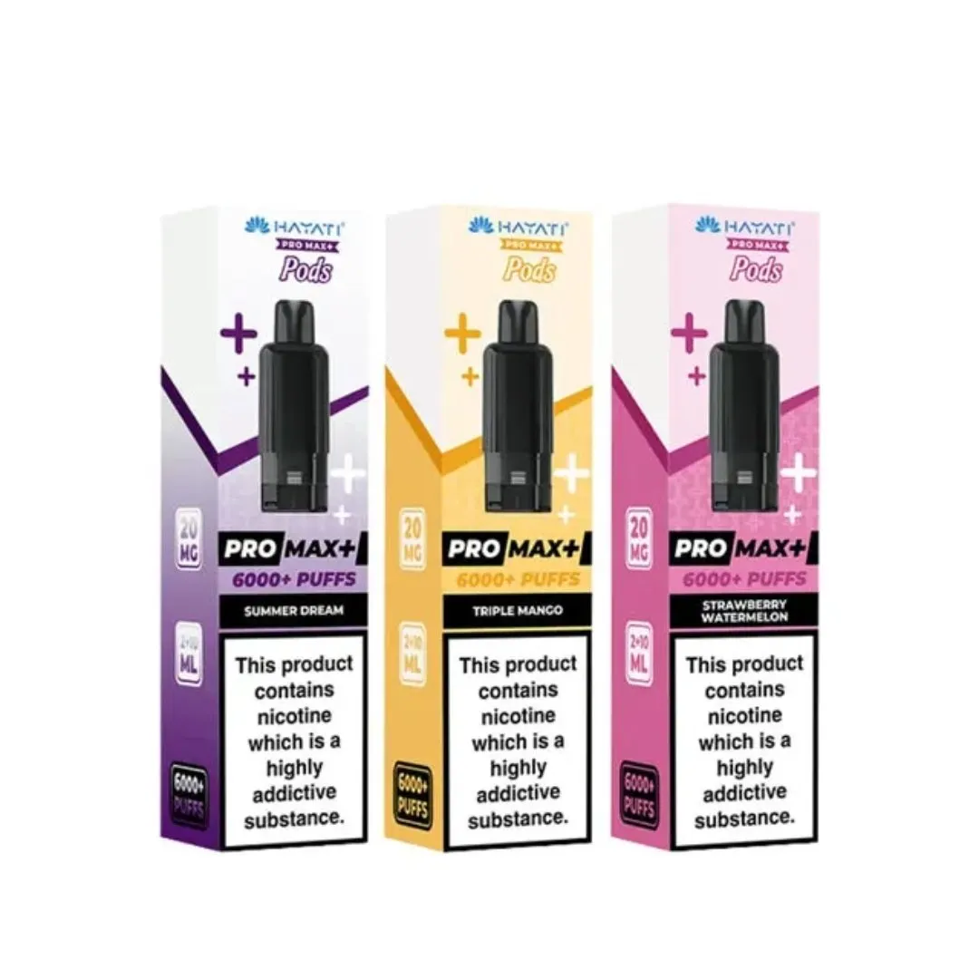 Hayati Pro Max Plus 6000 Puffs Prefilled Pods