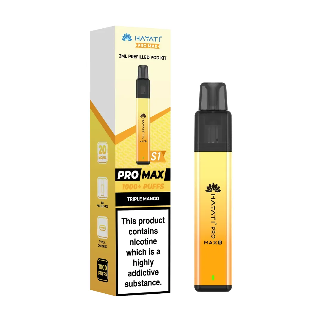 Hayati Pro Mini Plus1000 Puffs Prefilled Pod Kit