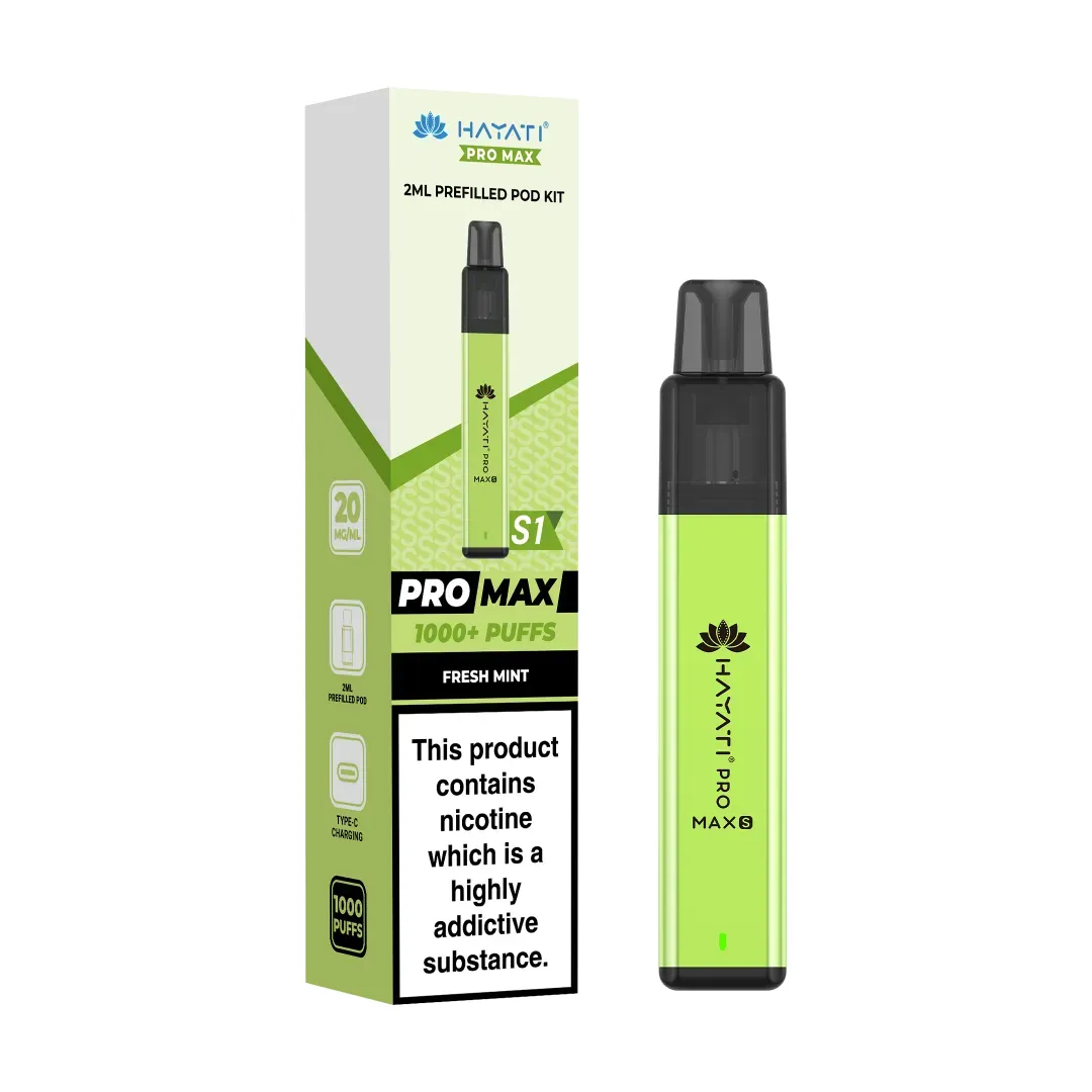 Hayati Pro Mini Plus1000 Puffs Prefilled Pod Kit