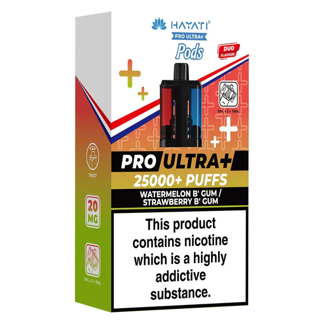 Hayati Pro Ultra Plus 25K Prefilled Pods