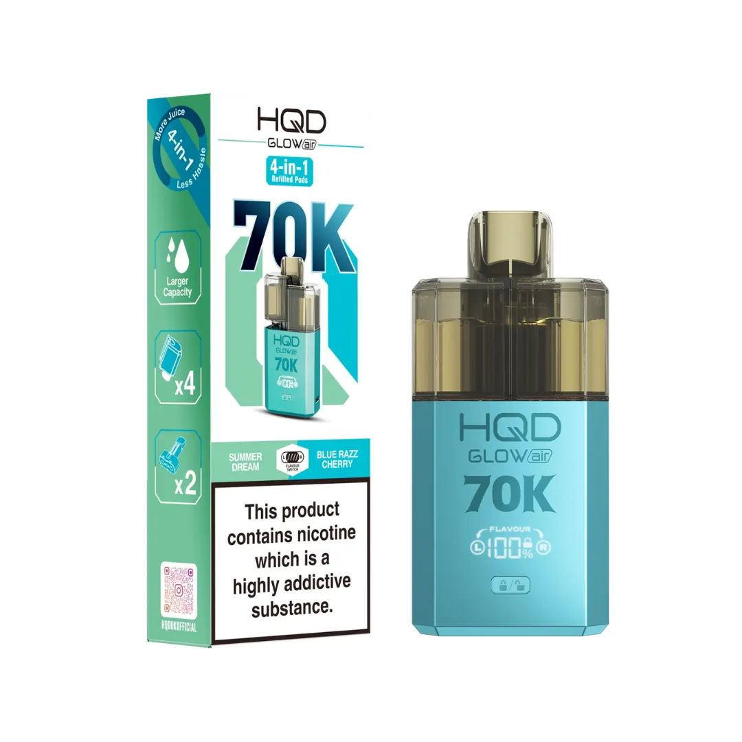 HQD Glow Air 70K Prefilled Pod kit
