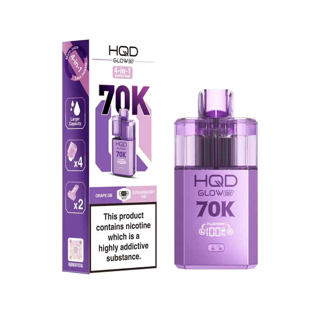 HQD Glow Air 70K Prefilled Pod kit