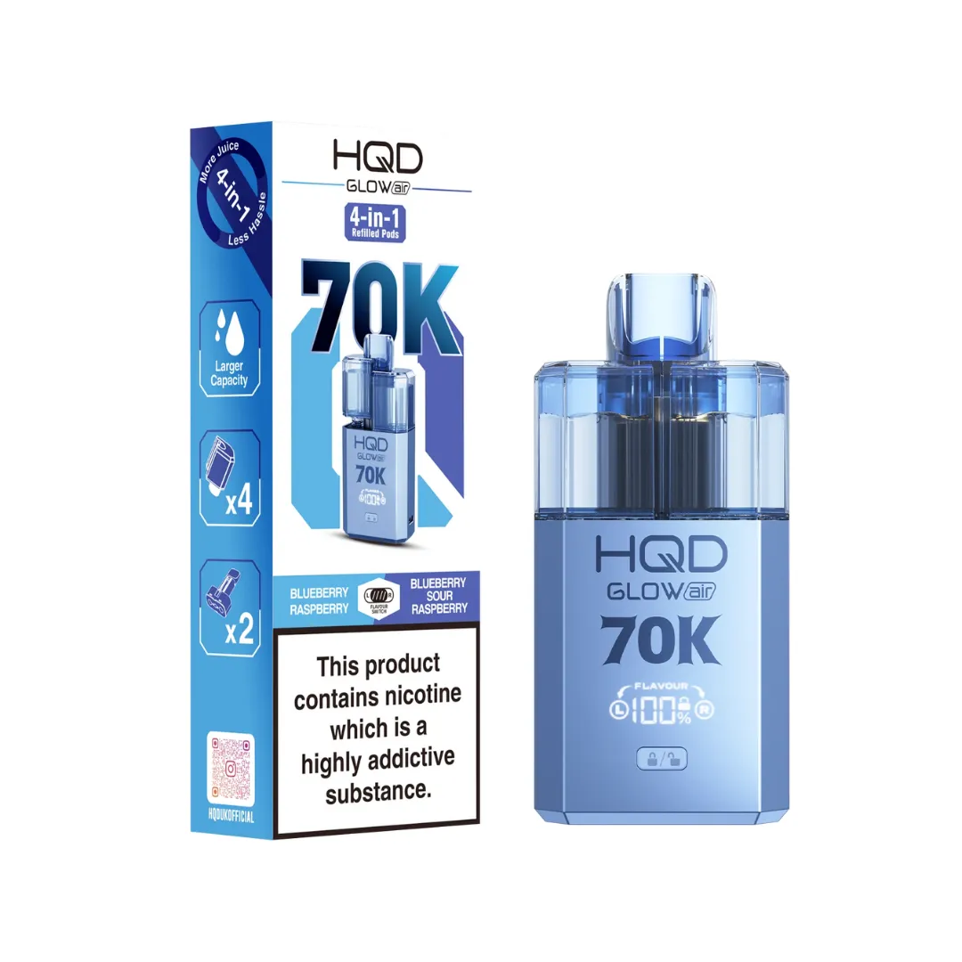 HQD Glow Air 70K Prefilled Pod kit