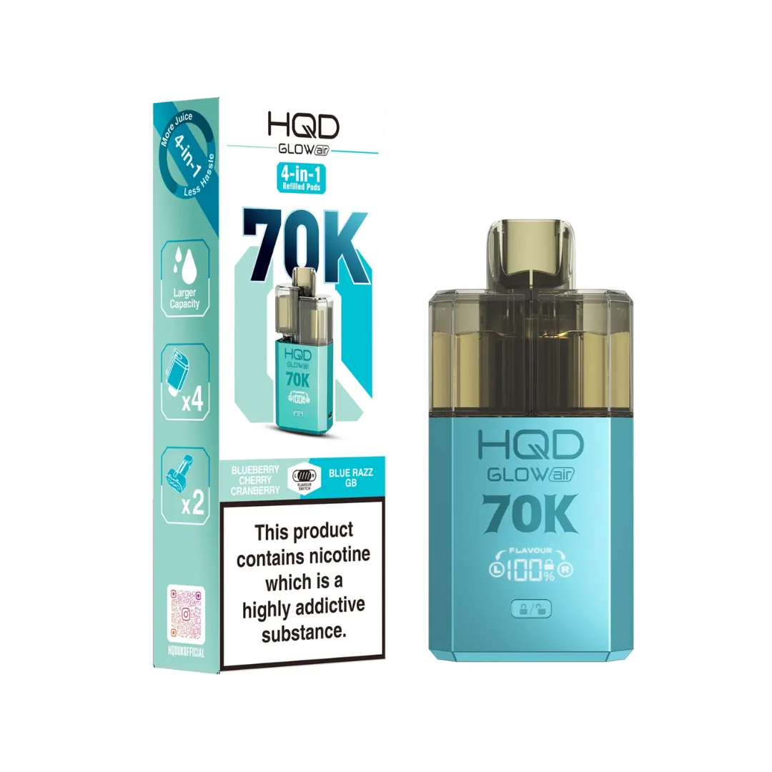 HQD Glow Air 70K Prefilled Pod kit