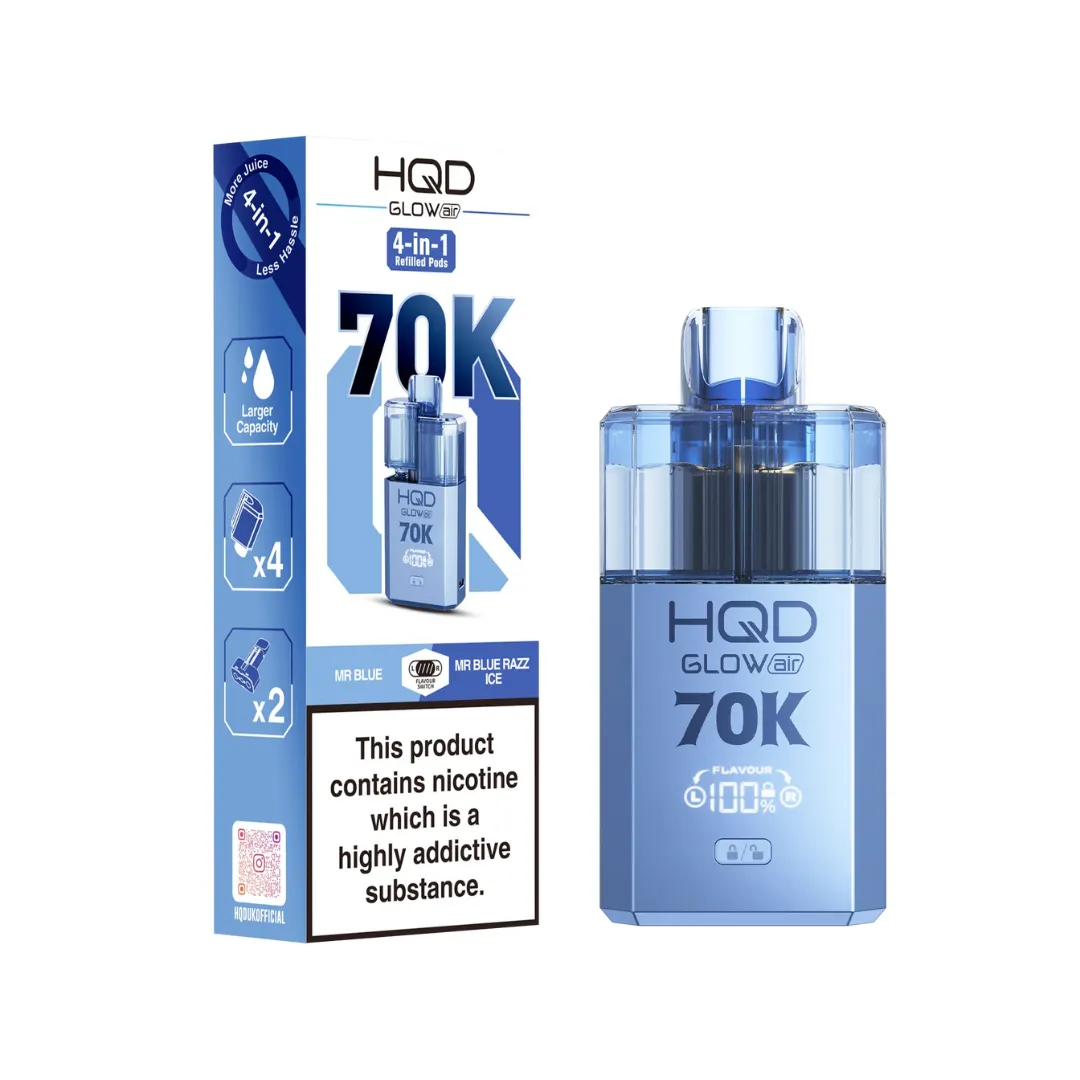HQD Glow Air 70K Prefilled Pod kit