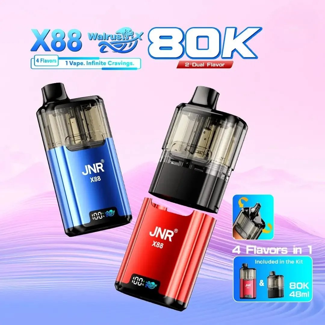 JNR WalrusX 80K Puffs Prefilled Pod Kit