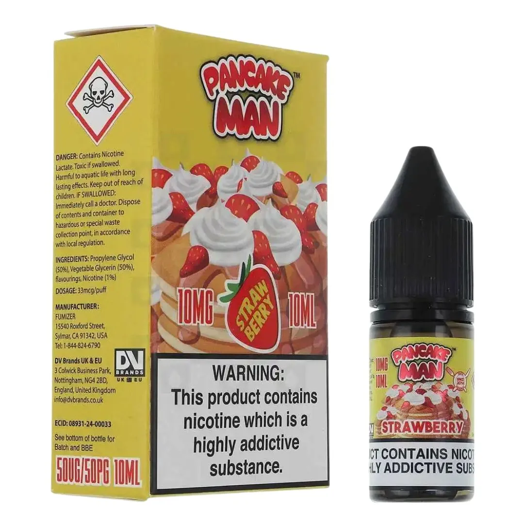 Pancake Man 10ml Nic Salts