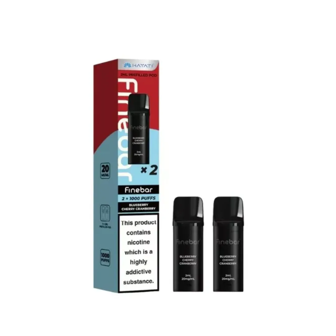 Prefilled Pods For Hayati Finebar 1000 Puffs
