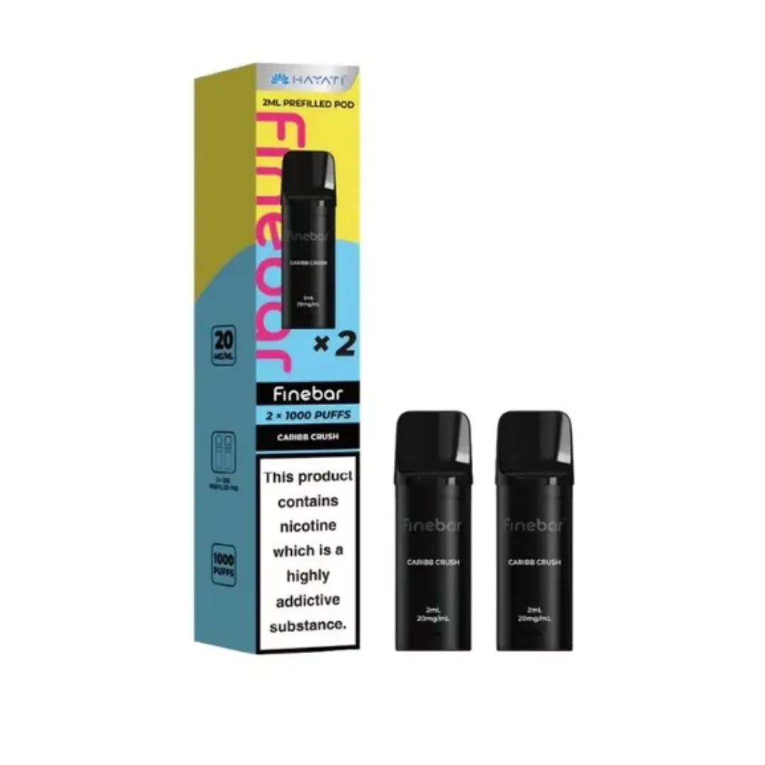 Prefilled Pods For Hayati Finebar 1000 Puffs
