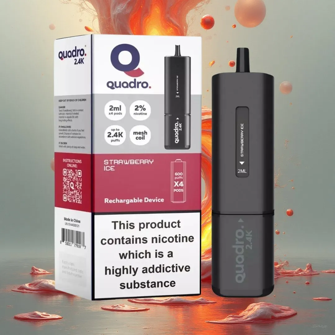 Quadro 2.4K 4 in 1 Pod Vape Kit