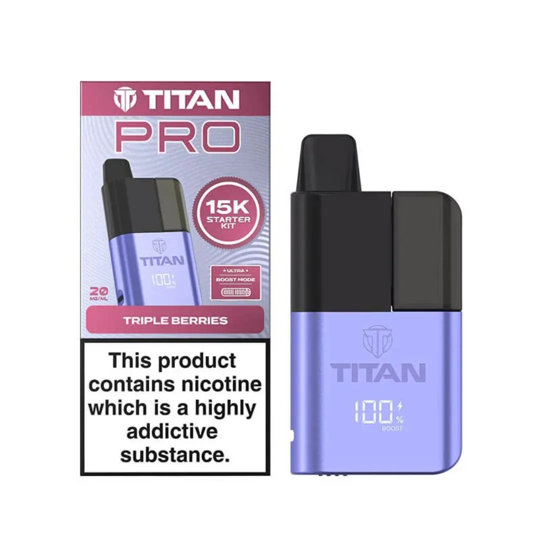 Titan Pro 15K Puffs Prefilled Pod Kit
