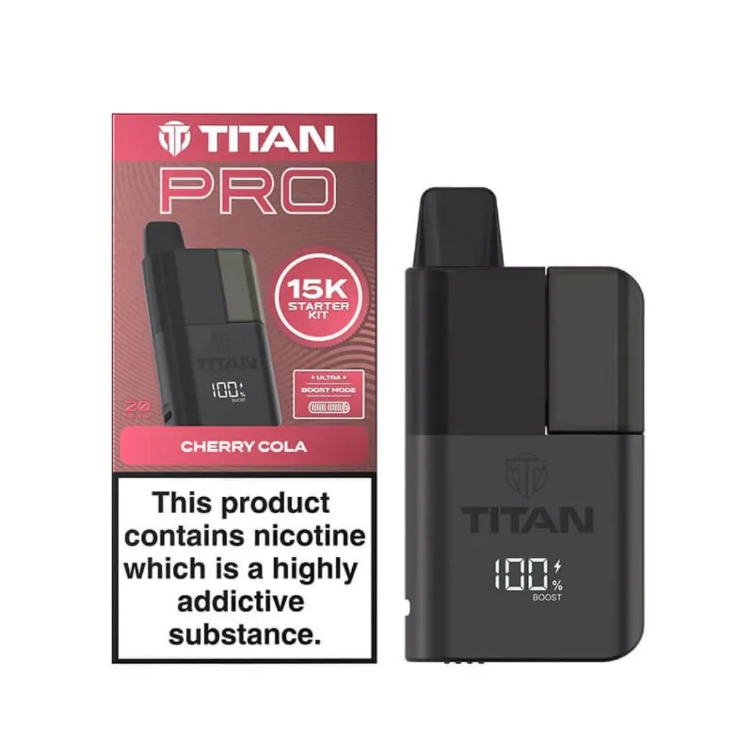 Titan Pro 15K Puffs Prefilled Pod Kit