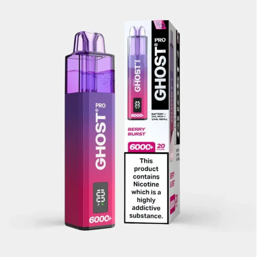 Vapes Bar Ghost Pro 6000+ Puffs Vape Kit