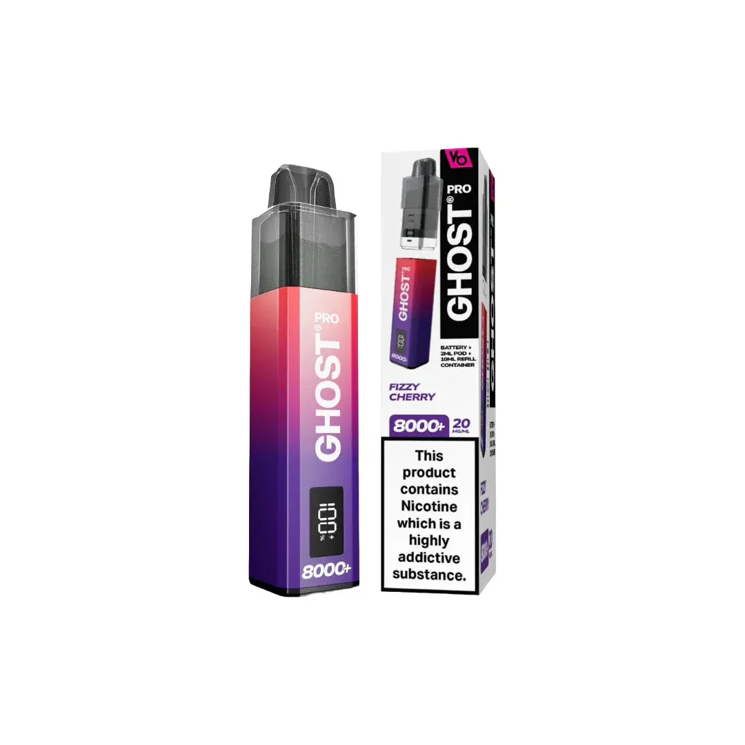 Vapes Bars Ghost Pro 8000 Pods