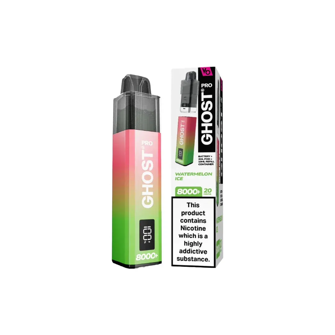 Vapes Bars Ghost Pro 8000 Pods