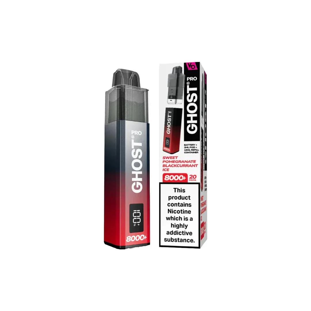 Vapes Bars Ghost Pro 8000 Pods