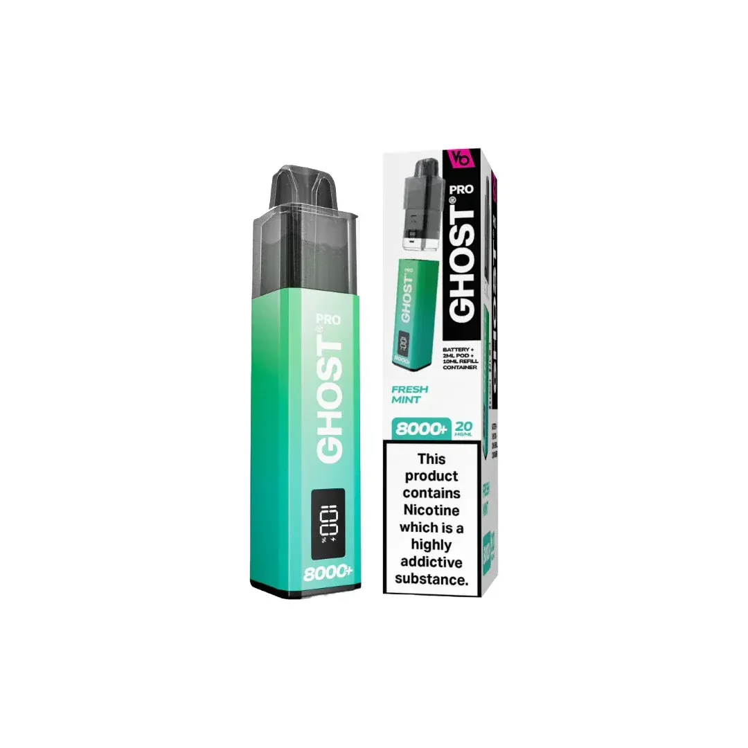 Vapes Bars Ghost Pro 8000 Pods